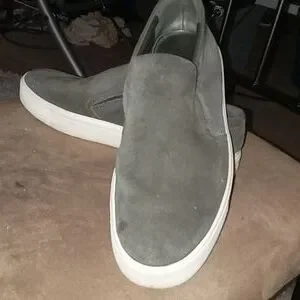 Vince | Shoes | Mens Vince Gray Suede Loafers | Poshmark display picture 1